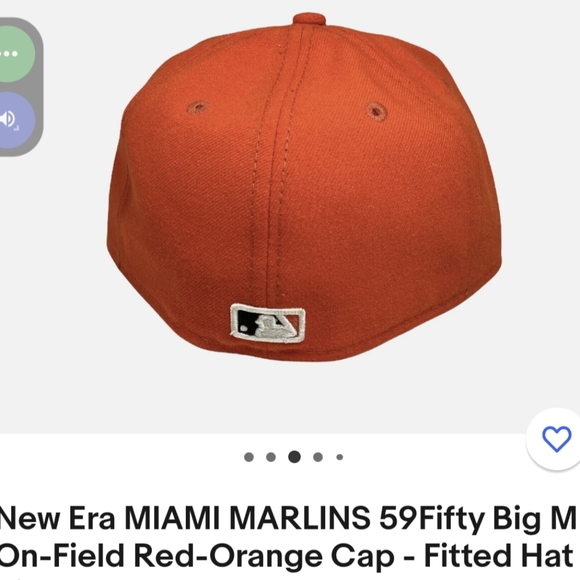 New Era Miami Marlins 59Fifty Big M Infield Fitted 7 ½ - Picture 4 of 4